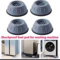 Anti-Vibration Feet Pads Washing Machine Pads Stand Non-Slip Rubber Legs Feet Refrigerator Base Fixed Non-Slip Pad Furniture Pack of 4. 