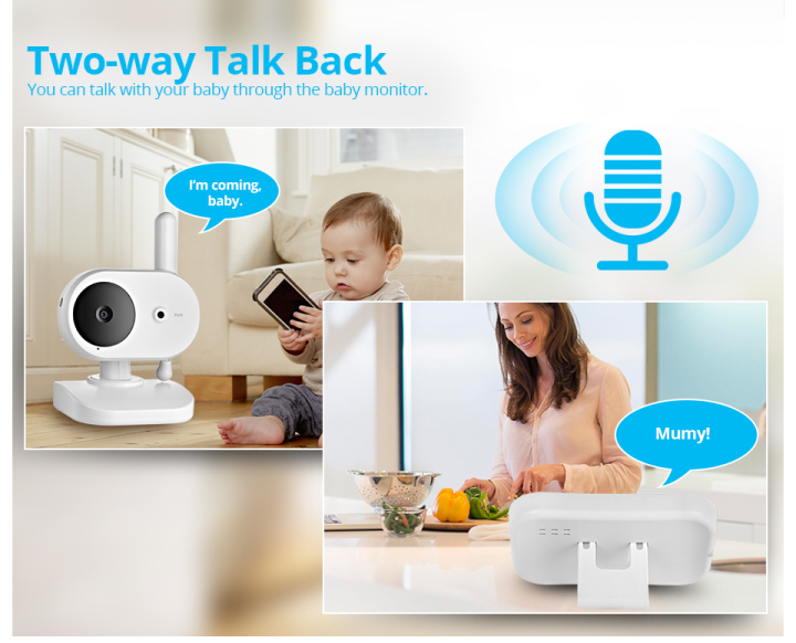 KERUI%203.5%20Inch%20Wireless%20Video%20Color%20Baby%20Monitor%20Music%20Baby%20Security%20Camera%202%20Way%20Audio%20Talk%20Night%20Vision%20Temperature%20Babysitter%20(N)%20-%20Image%203