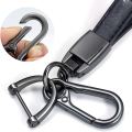 1-PC Premium Quality Carbon Fiber PU Leather Car Metal Keychain with Honda,Toyota, Kia, Suzuki, Mazda, logo Design, for Gifting and Improving personality.. 
