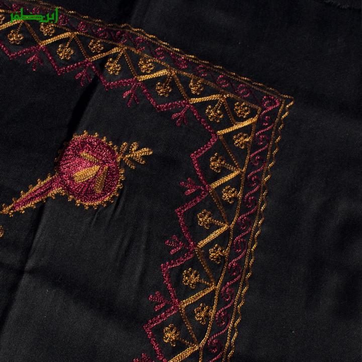 Embroidered Kashmiri or Aari Ommani Musar Rumal  Ghutra Arabic Headscarf  51 x 51 Inches