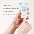 LAIKOU Milk Sunscreen Brightening SPF50 PA+++ Sunblock Long Lasting Waterproof Sun Cream 50g. 