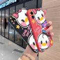 chenyyka for OPPO Find X2 Neo Case Fashion Tide Cartoon Cute Donald Duck Aesthetic Thin New Design Phone Case Side Square Edge Protection Softcase Pattern Silicone Casing Cover Shockproof Cases. 