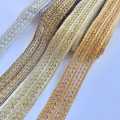 Gota Patti Lace Medium Size 5-yard roll of fancy Zari lace; ideal for dresses, dupattas, and borders. 