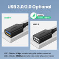 UGREEN USB Extender, USB 2.0 USB 3.0 Extension Cable Male to Female USB Cable High-Speed Data Transfer Compatible with Webcam, Gamepad, USB Keyboard, Mouse, Flash Drive, Hard Drive, Oculus VR, Xbox. 