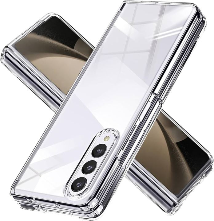 Galaxy Z Fold 3/4/5/6 PC  Transparent Case for Samsung Fold 3 / 4 / 5 / 6 Protective Phone Cover Hard PC Clear Protection Shell