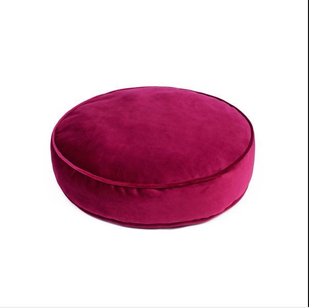 Velvet Pouf Cushion_Velvet Floor Cushion(Hamzaking textile)