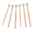 Chinese Zodiac 12Pcs Pink Makeup Brushes Make Up Brush Without Bag. 