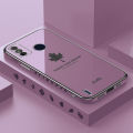 For Tecno Spark6 Go Case, Fashion INS Electroplated Bling Girl Boy Couples Straight Side Maple Leaf Soft TPU Phone Back Cover Case For TECNO SPARK 6 GO. 