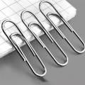 Nickel-Plated Paper Clip Back-Type Buckle Back-Line Needle Clip Paper Clips File Paper Office Supply Paper Clip. 