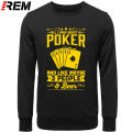 REM new brand men's sweatshirts cool Poker Hoodies Hipster Hip Hop long sleeve men's plus size Hoodies, sweatshirts. 