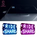 Front Windshield Led Sign Super Bright Car Led Sign with 1.5m Cable Red Blue Glow Usb Powered Ideal for Rideshare Drivers in Southeast Asia Ride Share Car Led Sign. 
