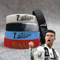 Juventus Football Ronaldo Real Madrid Signature Luminous Sports Bracelet Silicone Wristband Fan Accessories. 