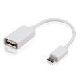 USB 2.0 A Female to Micro B Male Adapter Cable Micro USB Host Mode OTG Cable. 