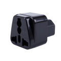 IEC 320 C14 to universal Female  Adapter AC  Plug Connector, Black. 