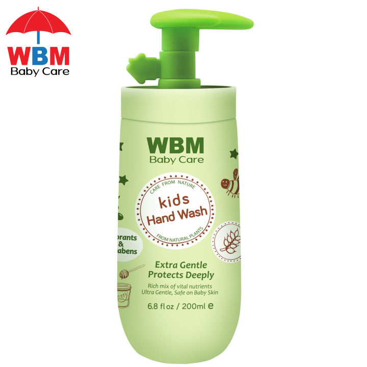 WBM Kids Hand Wash - 200 ml | 100% Natural Baby Hand Soap