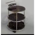 Wooden Tea Trolley for Serving - Table Trolley with Wheels | Tea Trolley Wooden | Serving Trolley for Homes & Kitchen. 