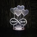Customize 3d illusion lamp, 3D Light Lamp, Night Lamp, Decoration Piece, Gift Piece, Table Lamps Decor Mahal Brand. 