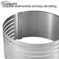 Cake Cutter Ring 7 Layer Adjustable Round Cake Cutter Ring. 