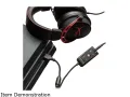 HyperX Cloud 2 USB 7.1 Virtual Surround Sound Card Cloud II  7.1 Surround Sound Card - Cloud II WITHOUT BOX HyperX Cloud II Gaming Headset, 7.1 Surround Sound Headphones USB Sound Card NEW Kingston HyperX Cloud II DSP USB. 