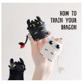 Night Fury Black White Dragon Airpods pro Protective Case for AirPods i12 1 /2. 