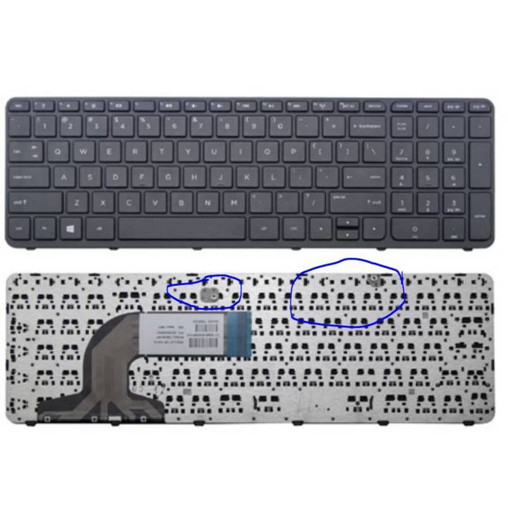 Laptop Notebook Keyboard (US Style)  For ProBook   350 G1 Series  P/N  752928-001   – Black