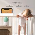 Baby Monitor 2K WiFi Baby Camera Via Screen and App Control, Temper& Humidity Sensor, Night Vision. 