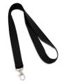12pcs - Lanyards for ID Badges - Black. 