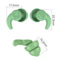 1/2pair Anti Noise Sleeping Ear Plugs Portable Silicone Soft Noise Reduction Swimming Earplugs Waterproof Seaside Pool Ear Plugs. 