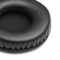 80mm Headphones Foam Round Ear Pads Cushions Replacement Black. 
