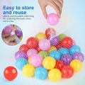 Soft Balls For Kids Toddlers Swimming Pool Balls Play Tent Balls Pack of 50 Plastic Ball BPA Free & Crush Proof Multicolored Soft Plastic Balls For Ball Pit Baby Pool Indoor. 