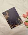 Golden Silver Pin Bind Note Book | Soft Note Book - 100 pages A5 Size - By Paper Cuts Paper Products. 