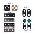 Back Camera Lens Repair Kits For Google Pixel 8 Pro Pixel 7 6 Pro 6A 5 5A 4A 5G 3 3Xl 4XL Rear Camera Glass Double Side Sticker. 