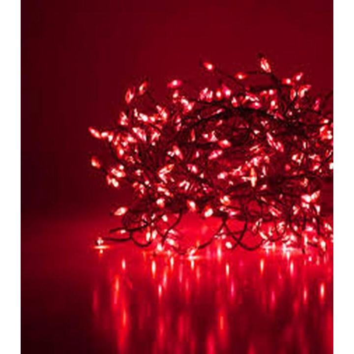 Red Fairy Lights String Lights 25 Feet 60 Bulbs BY HK DEALER