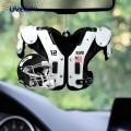 Football Pendant Realistic American Football Shoulder Pads. 