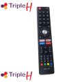 ITEL LCD/LED TV Remote With Social Media Buttons Universal Without Voice  ES-043  Black  Triple H. 