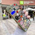 YIWESAN For Asus Zenfone 4 Max Plus ZC554KL Case Fashion Tide Brand Cool Pattern Thin Side Square Edge New Design Shockproof Frosted Transparent Hard Phone Cases Silicone Casing Full Cover Camera Protection Softcase Boy. 