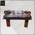 WOODEN GOLD- Camel Seat Stool-CAMEL SADDLE STOOL WITH LEATHER CUSHION-ROSEWOOD AND LEATHER CAMEL SADDLE STOOLS. 