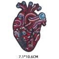 Punk DIY Embroidered Heart Patch Cloth Iron On Sew Motif Applique Sewing Clothes. 