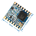 1 PCS Lora Module SX1276 Wireless Transceiver Module Spread Spectrum Long-Range Wireless Communication Blue (868Mhz). 