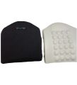 FixOrtho BackCare Foam Cushion For Office Chair & Car Seat with MASSAGE BUBBLES Support - Upper & Lower Lumbar Support. 