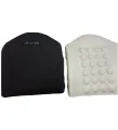 FixOrtho BackCare Foam Cushion For Office Chair & Car Seat with MASSAGE BUBBLES Support - Upper & Lower Lumbar Support. 