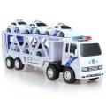 Police Truck loader Toy (Cars included) Friction power. 