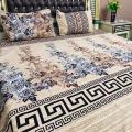 Cotton Crysal Double Bed Sheet Set -Double Bed Sheet -New Desion -Color. 