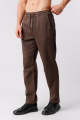 Mendeez - Straight Jogger Pants - Brown. 
