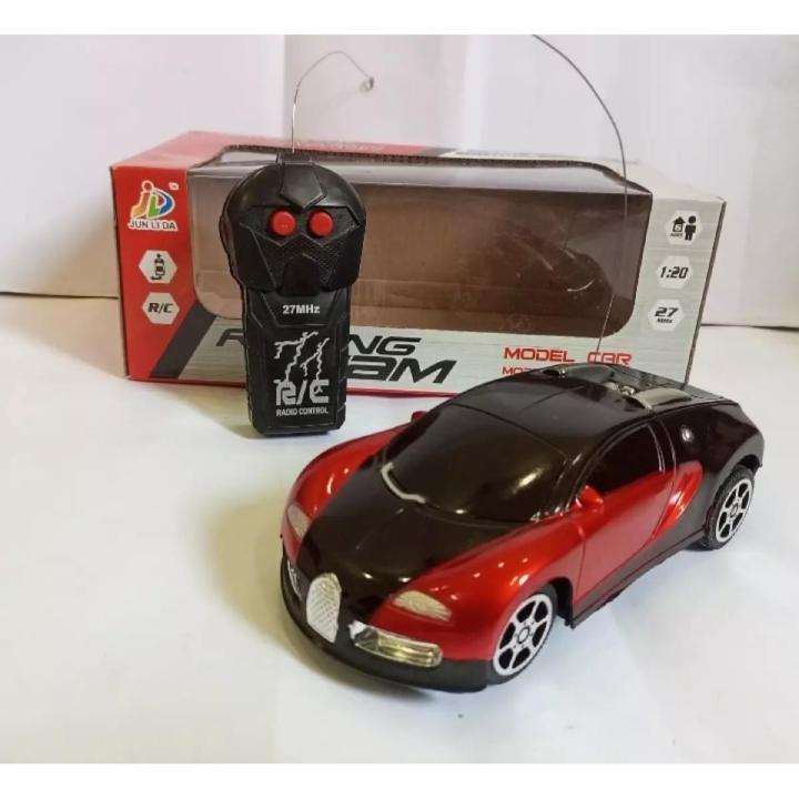 Remote Control 3D Famous Car Bugatti Design,Lights also(Cell Operated)Box packed