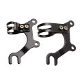 2 【Footprint】 【Hot Sale】 Isinplay Bicycle Disc Brake Modification Bracket Frame Adapter Mounting Holder Mountain Bike Disc Brake Converter V Brake Rack Disc Outdoor MTB Accessories. 