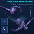 Tinzzi TWS wireless Bluetooth 5.0 earphones neckband stereo headset handsfree waterproof wireless earbuds noise cancellation headphone with mic. 
