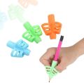 Pack Of 3 Children Pencil Holder Tools Silicone Two Finger Pencil Grip. 