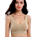 Seamless Free-Sized Camisole Blouse for Girls Air Bras for Women Non-Padded and Non-Wired Bra For Women Air Bra Best for 34-42 Sizes B-Cup and C Cups Brazzer for Women in Black Skin. 