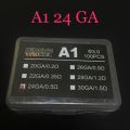【BestGO】100Pcs/Box Kanthal A1 Wire Premade Wire 20ga/22ga/24ga/26ga Heating Wire. 